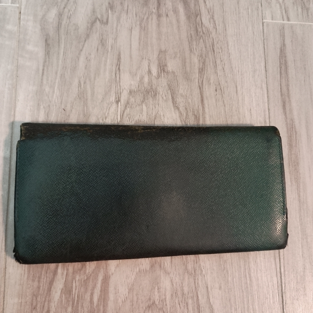 Burberry - dark green wallet bifold - Authentic - Picture 5 of 15